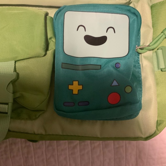 Adventure Time BMO Jake Multi Pocket Backpack - Picture 2 of 8